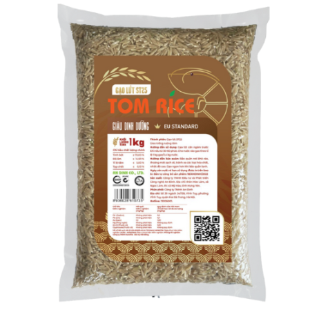 Gạo lứt ST25 Tomrice – 1KG