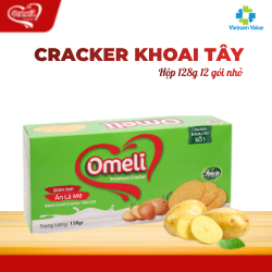 Bánh Cracker Khoai Tây Omeli Hộp 138g