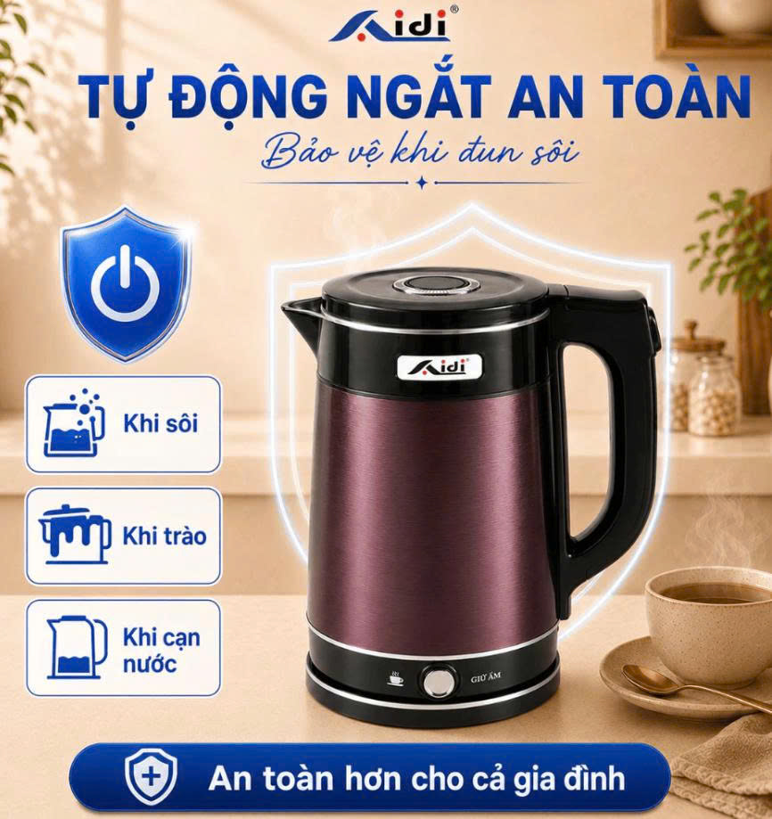Ấm siêu tốc ST-AD08