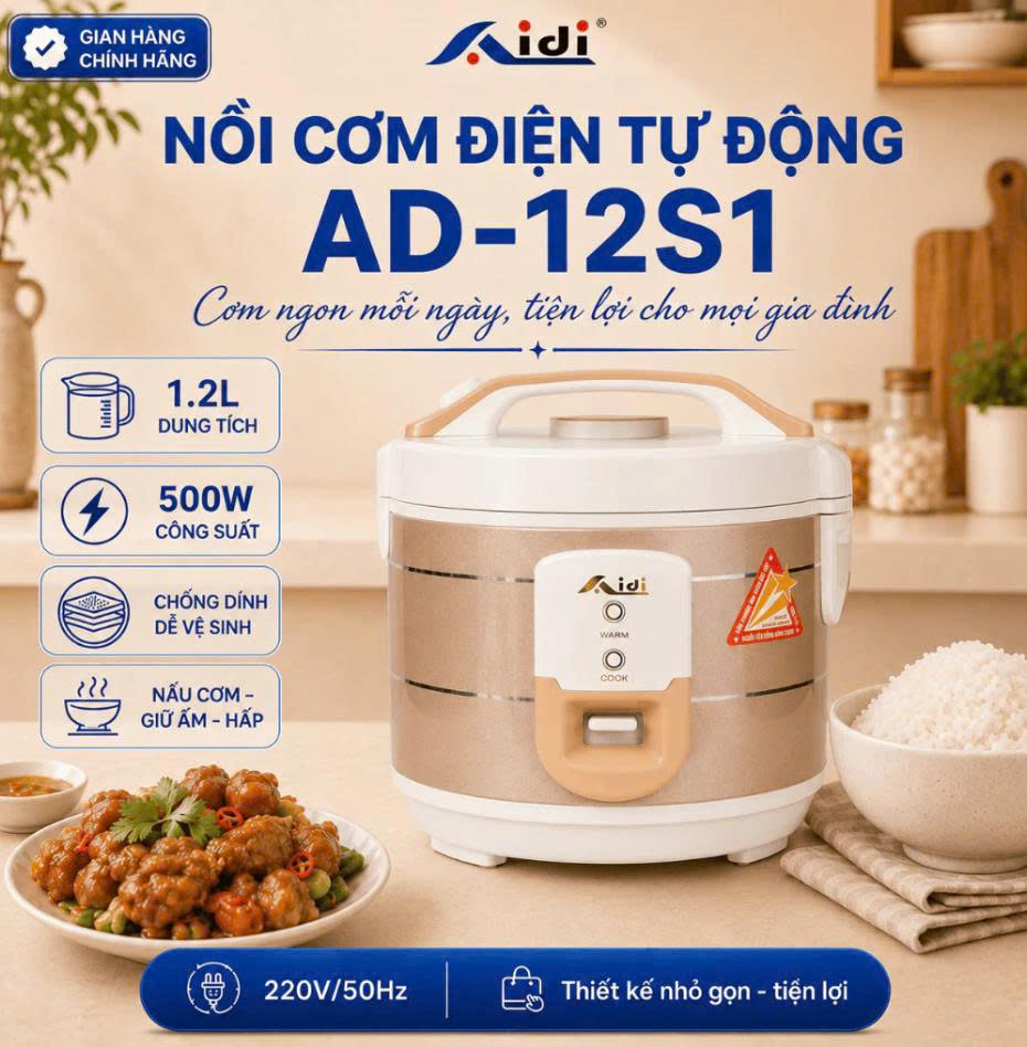 Nồi cơm điện 12S1