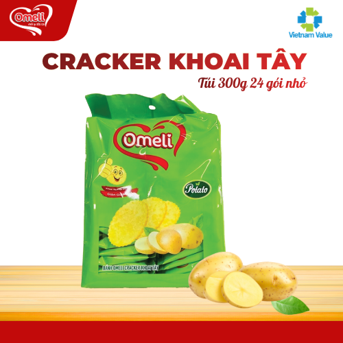 Bánh Cracker Khoai Tây Omeli Túi 300g