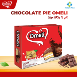 Bánh Chocolate Pie Omeli Vị Truyền Thống Hộp 300g