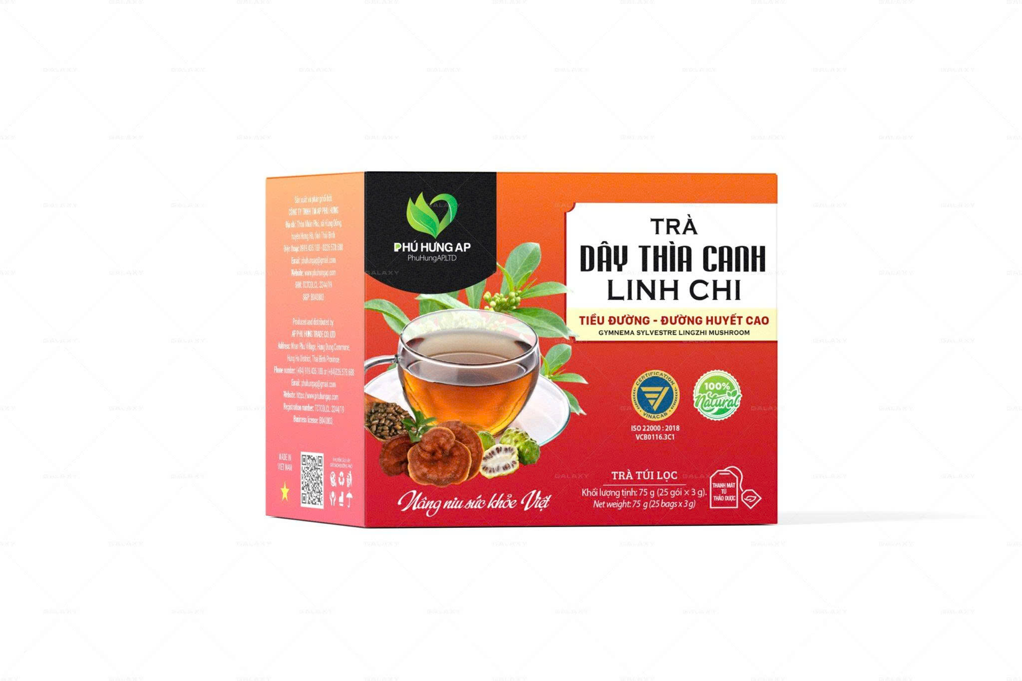 Trà  Dây Thìa Canh Linh Chi