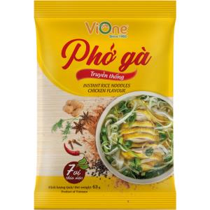 Phở gà ăn liền ViOne (gói 63gr)