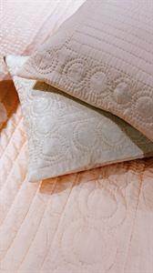 Chăn lụa tơ tằm khâu tay màu trơn pastel | Hanhsilk