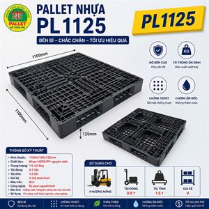 Pallet nhựa PL1125 màu đen