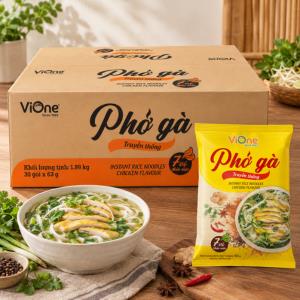 Phở gà ăn liền ViOne (thùng 30 gói)