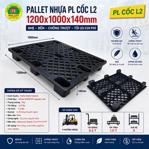 Pallet chân cốc màu đen