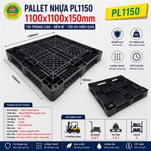 Pallet nhựa PL1150 màu đen