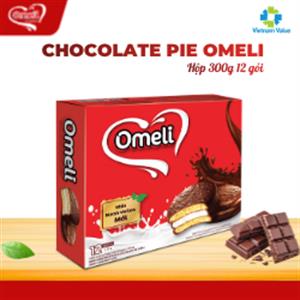 Bánh Chocolate Pie Omeli Vị Truyền Thống Hộp 300g