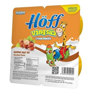 Váng Sữa vị Hạt Dẻ HOFF vỉ 4 hộp x 55gr