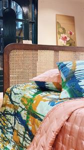 Chăn lụa tơ tằm khâu tay vẽ tay họa tiết trừu tượng | Hanhsilk